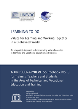 Values for Learning and Working Together in a Globalized World