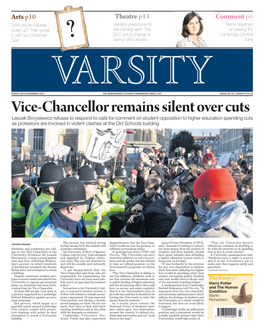 Vice-Chancellor Remains Silent Over Cuts