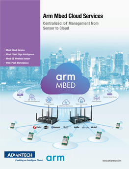 Arm Mbed Cloud Services Centralized Iot Management from Sensor to Cloud