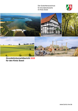 Grundstücksmarktbericht 2020 Für Den Kreis Soest