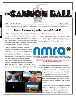 Model Railroading in the Time of Covid-19