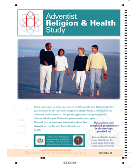Adventist Religion & Health Study Follow-Up (PDF)