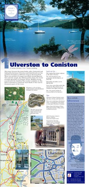 Ulverston to Coniston
