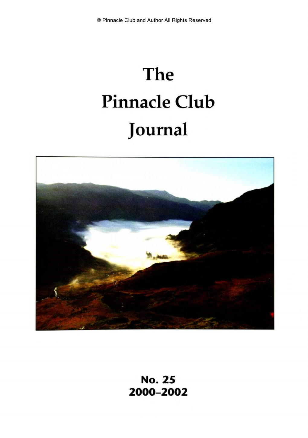 The Pinnacle Club Journal