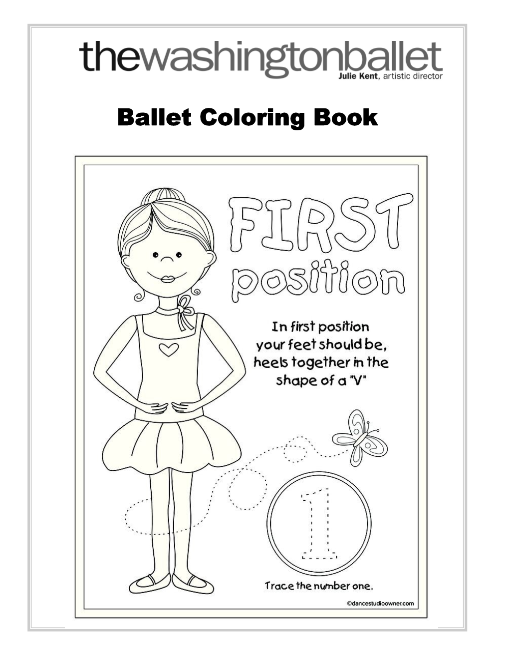 Ballet Coloring Book