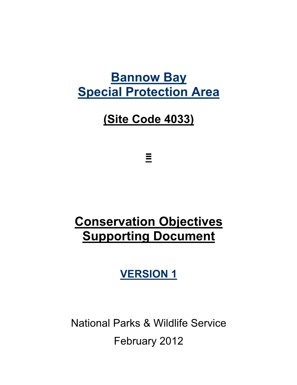 Bannow Bay Special Protection Area