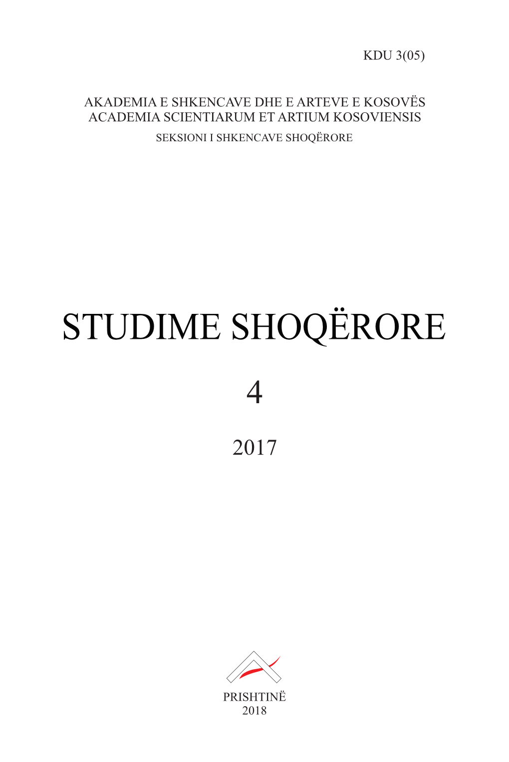 Studime Shoqërore 4