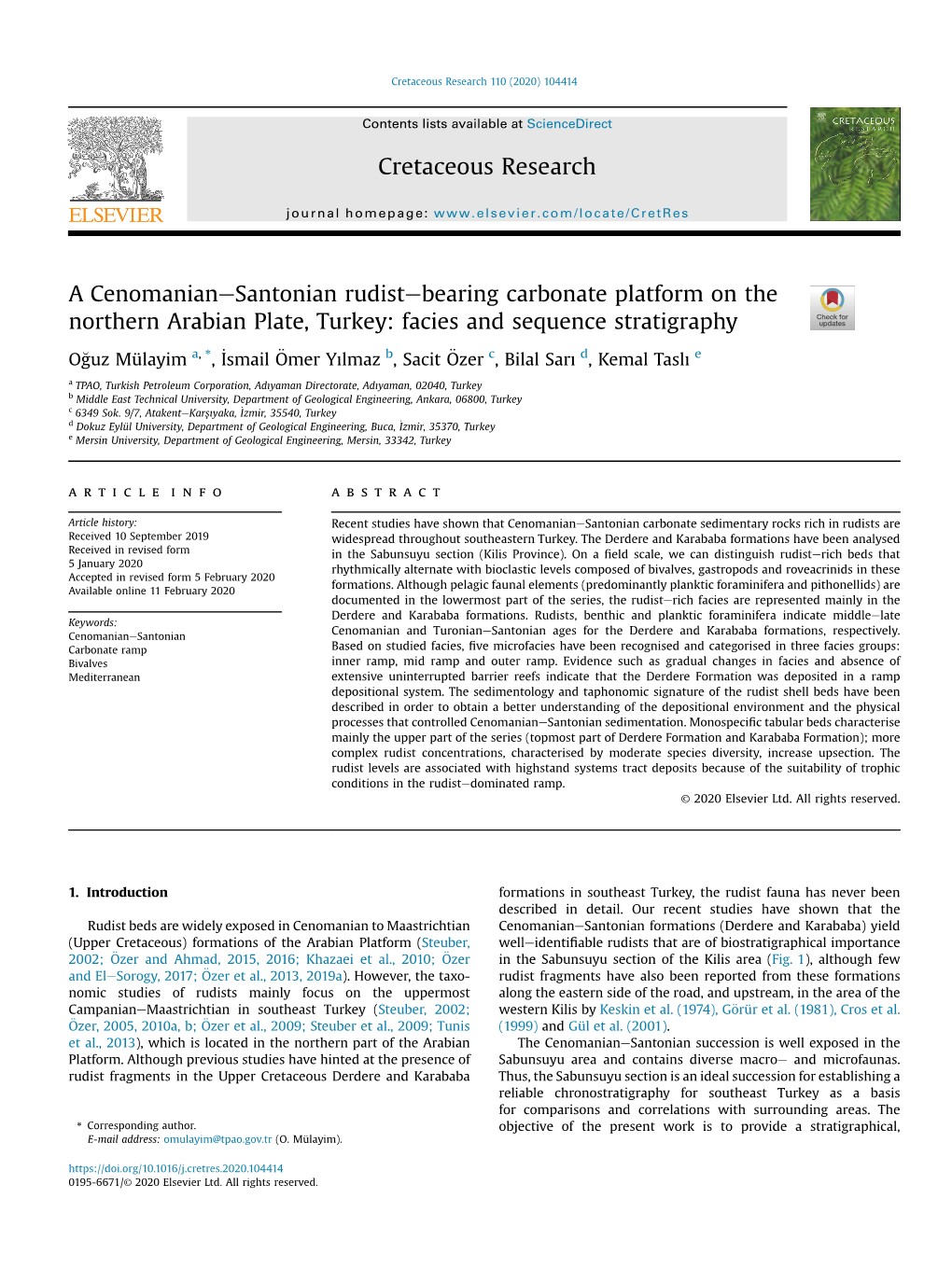 Facies and Sequence Stratigraphy