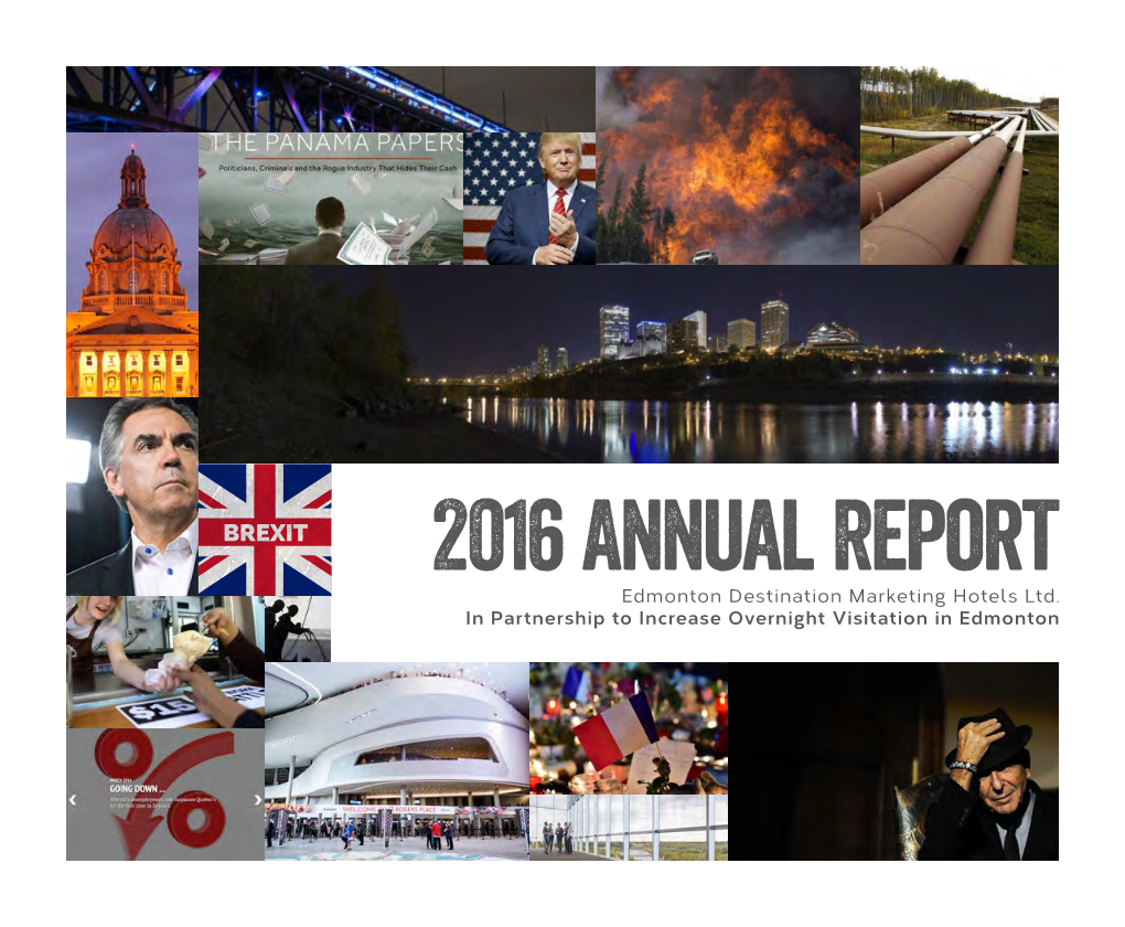 2016 Annual Report Edmonton Destination Marketing Hotels Ltd