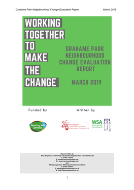 Grahame Park Neighbourhood Change Evaluation Report March 2019