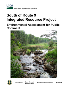 South of Route 9 Integrated Resource Project Environmental Assessment for Public Comment