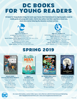 Dc Books for Young Readers