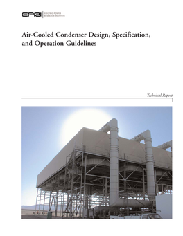 Air Cooled Condensers Indirect Cooling Systems