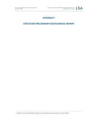 Structure Preliminary Geotechnical Report