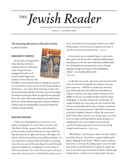 Jewish Reader Jan02
