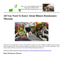 All You Need to Know About Blanco Renaissance Museum.PDF