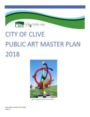 City of Clive Public Art Master Plan 2018