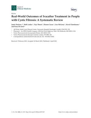 Real-World Outcomes of Ivacaftor Treatment in People with Cystic Fibrosis: a Systematic Review