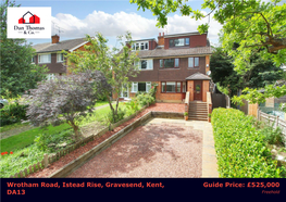 Wrotham Road, Istead Rise, Gravesend, Kent, DA13 Guide Price
