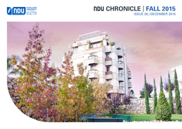 Chronicle | Fall 2015 Issue 26 | December 2015 Chronicle | Fall 2015