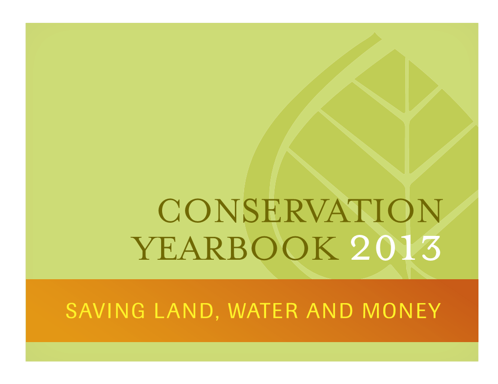Conservation Yearbook 2013