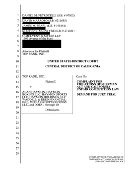 Download Official Lawsuit Document