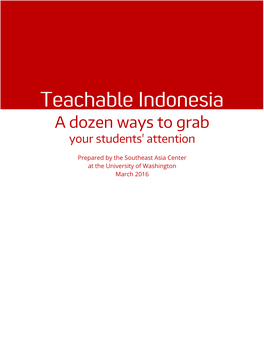 Indonesia Teaching