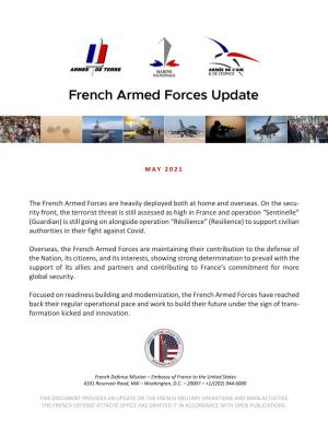 Operations Deployment of the French Armed Forces Theaters News