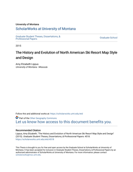 The History and Evolution of North American Ski Resort Map Style and Design