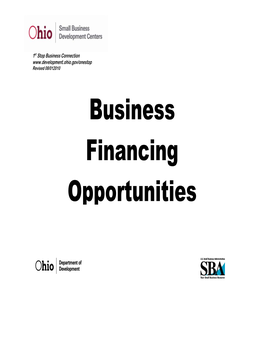 Business Financing Opportunities