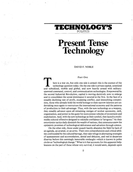 Present Tense Technology !