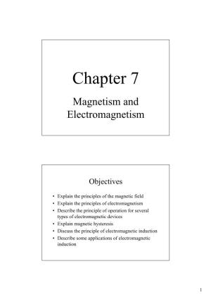Chapter 7 Magnetism and Electromagnetism