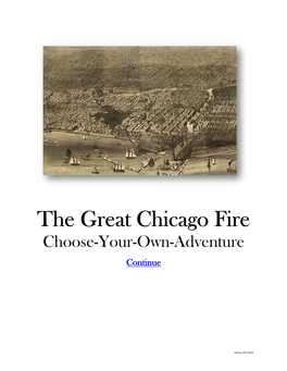 The Great Chicago Fire Choose-Your-Own-Adventure