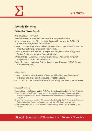 Skenè. Journal of Theatre and Drama Studies