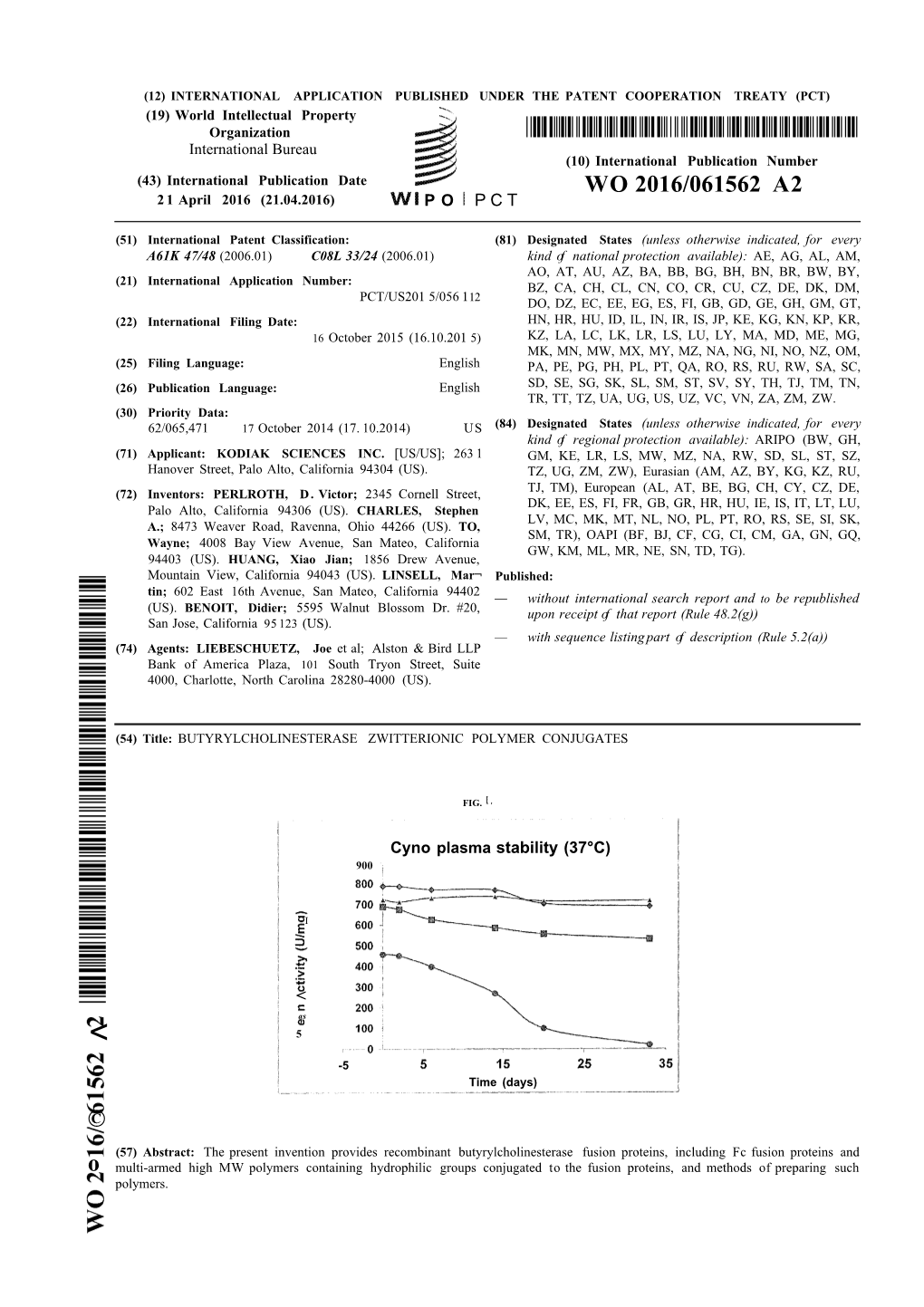 Wo 2016/061562 A2 ©