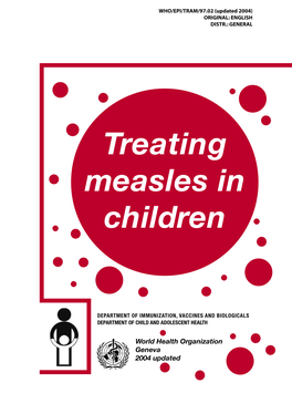Treating Measles in Children