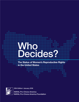 The Status of Women's Reproductive Rights in the United States