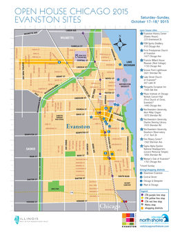 Open House Chicago 2015 Evanston Sites