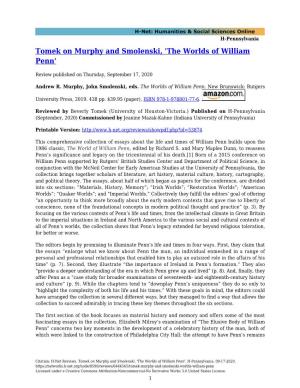The Worlds of William Penn'
