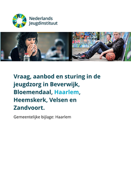 Vraag, Aanbod En Sturing in De Jeugdzorg in Beverwijk, Bloemendaal, Haarlem, Heemskerk, Velsen En Zandvoort