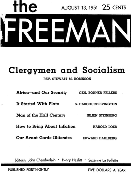 The Freeman August 1951