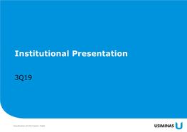Institutional Presentation