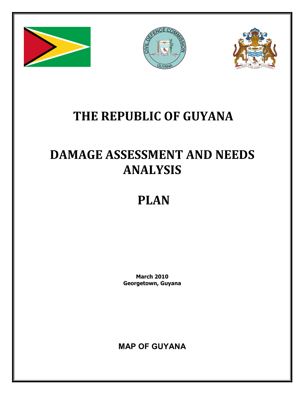 The Republic of Guyana Damage Assessment And