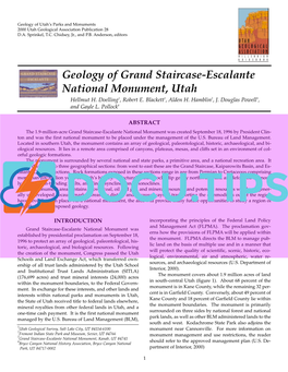 Geology of Utah Importante