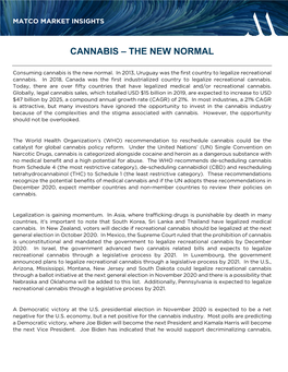 Cannabis – the New Normal