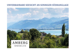 Unverbaubare Seesicht an Sonniger Südhanglage Stäfa – Stadtnah Und Naturverbunden Wohnen