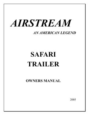 2005-Travel-Trailer-Safari-Owner-S-Manual-246.Pdf