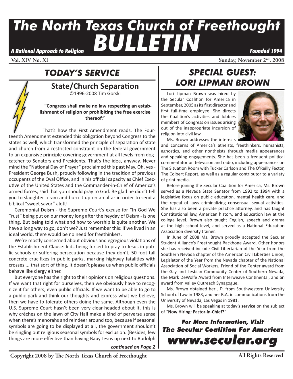 BULLETIN Founded 1994 Vol