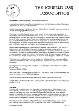 Dunstable (Bedfordshire) the White Swan Inn