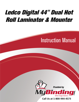 Ledco Digital 44" Dual Hot Roll Laminator & Mounter